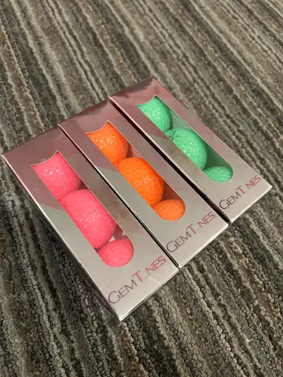 Ti Tech Gemstones Coloured Golf Balls , View more