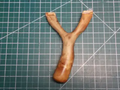 Low-Profile Birch Natural Fork Slingshot OTF, View more