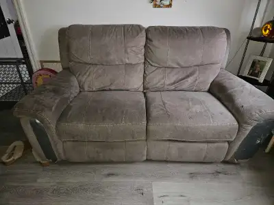 loveseat with lazy boy, View more