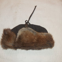 Two vintage fur hats