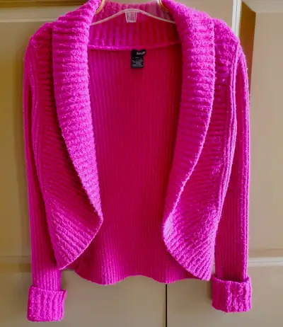 "KENZIE" PINK COWL NECK WAIST LENGTH SWEATER, View more