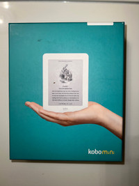 Kobo Mini with original packaging and charging cable