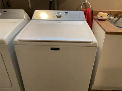 Ensemble laveuse sécheuse MAYTAG BRAVOS XL STEAM voir descriptio, View more