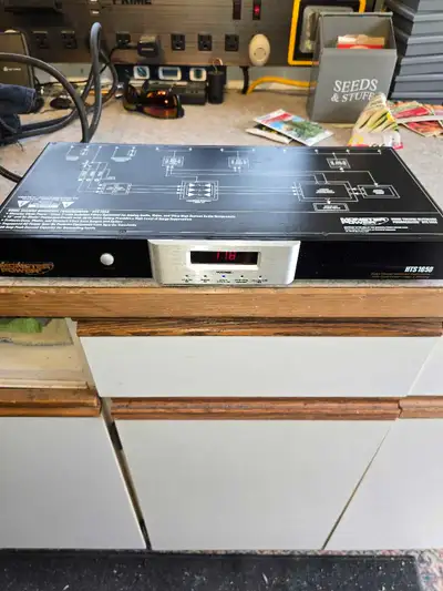 This Monster HTS 1650 Home Theatre Reference PowerCenter provides surge protection and power conditi...