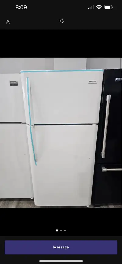 white top freezer bottom fridge can deliver , View more
