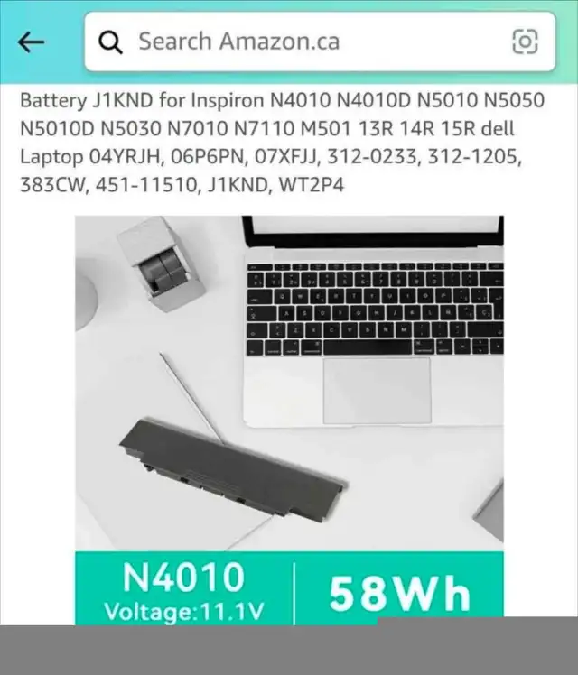 Replacement Batteries for Dell laptops in Laptop Accessories in Oshawa / Durham Region - Image 4