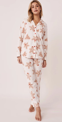 Microfleece pajama set - la Vie en Rose
