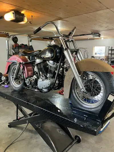 For Sale 1965 Harley Davidson FL ElectraGlide project. Rare last year Pan and first ElectraGlide one...