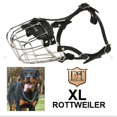 DT FREEDOM - BASKET MUZZLE XL For Rottweiler -Service Dog- NEW, View more