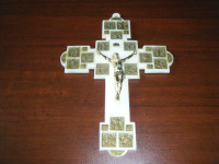 crucifix religieux de chemin de croix