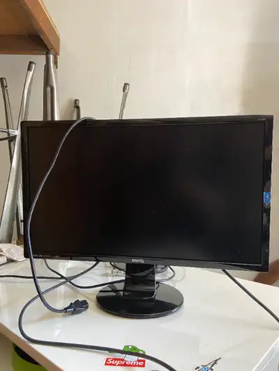 Gaming monitor with cables, View more