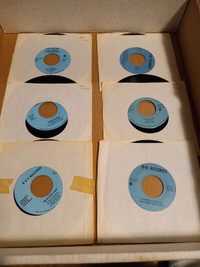 Vinyl Records 45 RPM Rare Country B&K Records Lot of 6 Perfect