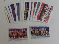 LOT DE 27 CARTES VINTAGES D'ÉQUIPE DE LA NBA 1991