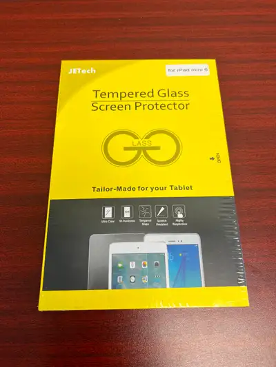 2 pack Tempered Glass Screen Protector for iPad Mini 6 Tablet, View more