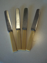 VINTAGE "WADES" SHEFFIELD cutlery with rare square handles