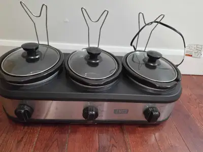 TRU Triple Slow Cooker, View more