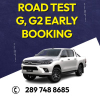 BOOK EARLY G2/G ROAD TEST ASAP, DRIVE LESSONS
