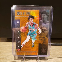 Ja morant illusion orange rookie card