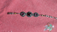 Sterling Silver and Gemstones Bracelet