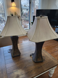 Set of table lamps