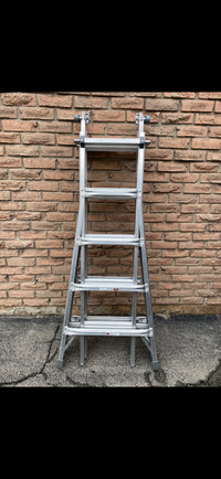 Step ladder aluminum multitask fiberglass