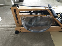 WaterRowerGX - solid wood frame with waterfly wheel