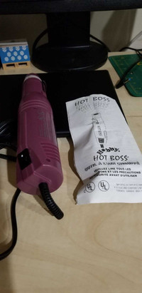 Hot Boss Embossing heat tool.Setting new standards in rubber sta