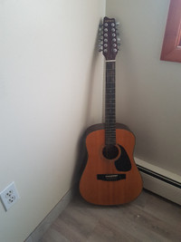 samick 12 string acoustic guitar