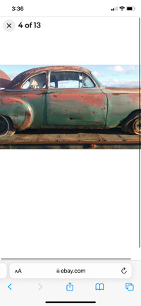 Looking for a 1950-52 Chev coupe roof 