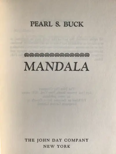 Peal S Buck, MANDALA, 1970, View more