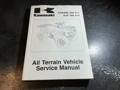 2003-2008 Kawasaki Prairie 360 4x4, KVF 360 4x4 ATV Shop Manual, View more