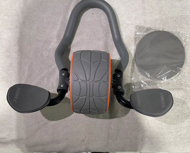DMOOSE Ab Roller Wheel with Elbow Support & Knee Pads- Brand New in Exercise Equipment in Hamilton - Image 3
