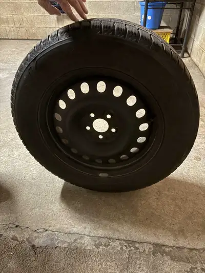 Winter tires and rims in great condition Size 225 65 R17. Came off a 2021 ford escape Bought it last...