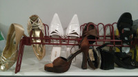 4 paires de souliers gr.7 et 8/ 4 pairs shoes size 7 and 8