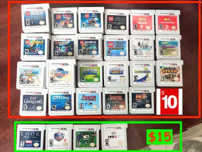 Nintendo 3DS Kids Games ⎮ $10 Each, View more