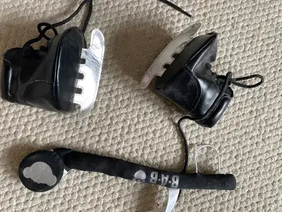 Build a Bear - Ice Hockey Skates and Stick for a Doll, View more