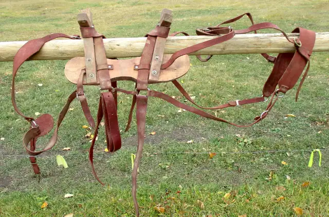 Pack saddle, sawbuck with some rigging, located Dawson Crk in Equestrian & Livestock Accessories in Dawson Creek - Image 8