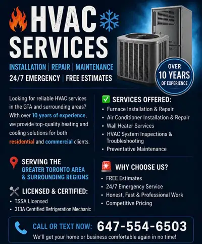 HVAC Services, View more