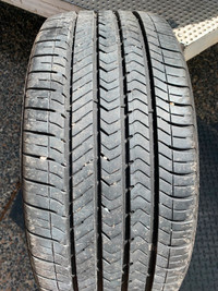 Pair of 235/40/18 91W M+S Goodyear eagle sport A/S with 80/90%