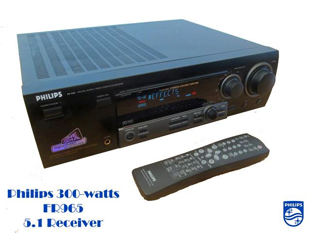 300-watt AV Receiver w/ Phono ~ Philips FR965 for sale  