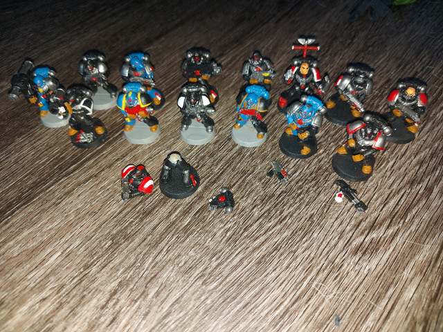 Warhammer 40k 15 mixed firstborn space marines painted in Hobbies & Crafts in Cambridge