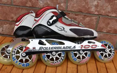 Rollerblade Racing Speed Skates – Carbon Fiber – US 7.5 / EU 40, View more