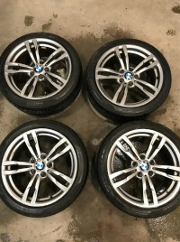 BMW 18x8 441M wheels, square with 225/45R18 Pirelli winters