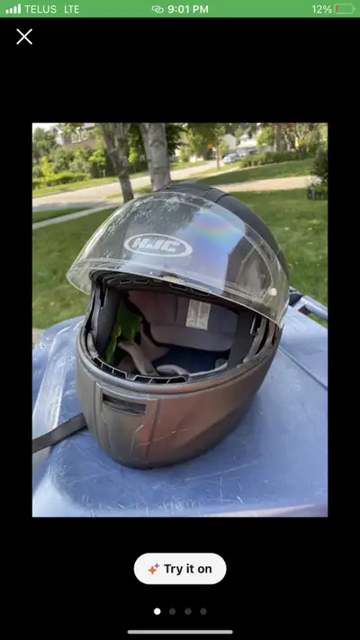 Selling a HJC CL-17 helmet that offers reliable protection and comfort for motorcycle riders. This h...