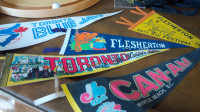 5 Older Pennants, See Pictures, $7.00 Each or 5 for $30.