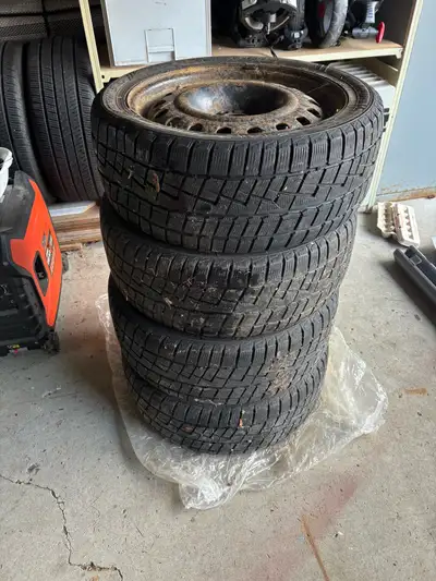 I'm selling a set of Starfire winter tires, size 245/45R18, mounted on steel rims. These tires have...