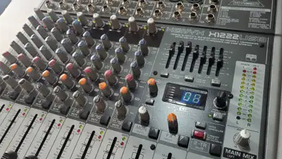 Xenyx X1222USB Mixer Multi-FX Processor, View more