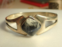 FOR SALE - Heavy Mexican silver bangle