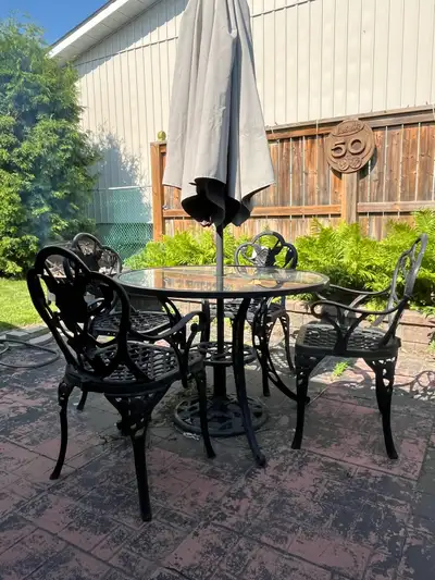 cast iron bistro table , View more