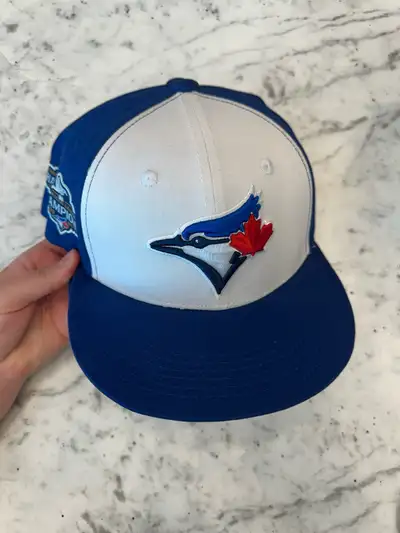 BLUE JAYS AL CHAMPIONS WHITE PANEL HAT, View more